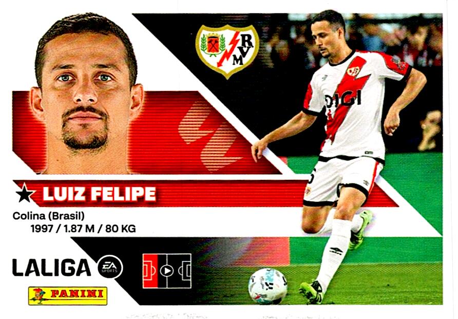 LIGA ESTE 2026/2027  RAYO VALLECANO LUIZ FELIPE Nº9