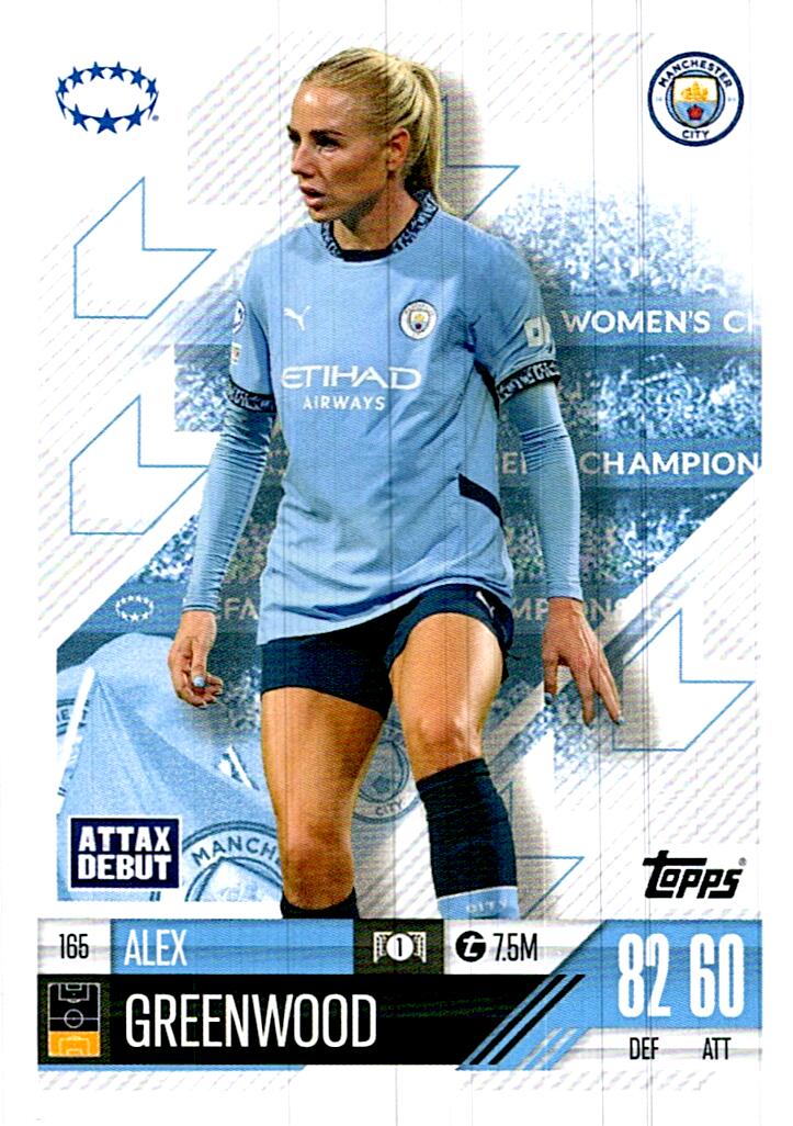 Match Attax Extra 2025 Alex Greenwood nº165