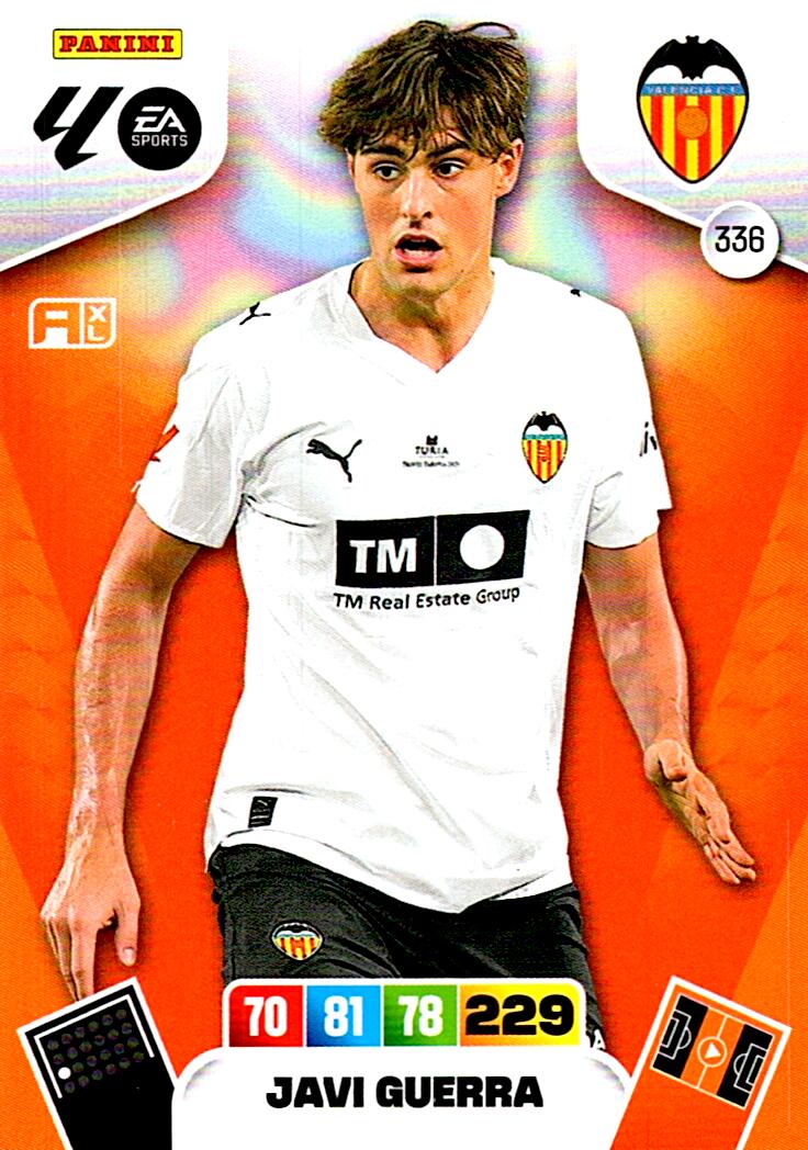 ADRENALYN LA LIGA 2025/2026 JAVI GUERRA VALENCIA CF Nº336