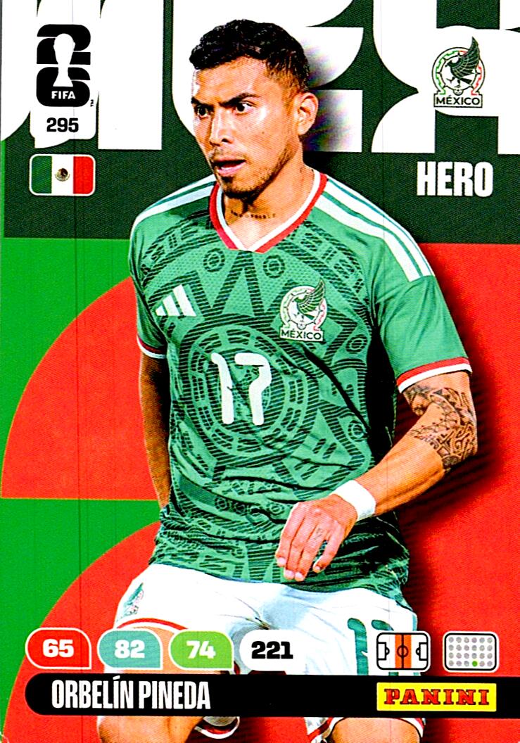 ADRENALYN WORLD CUP 2026 ORBELIN PINEDA MEXICO Nº295