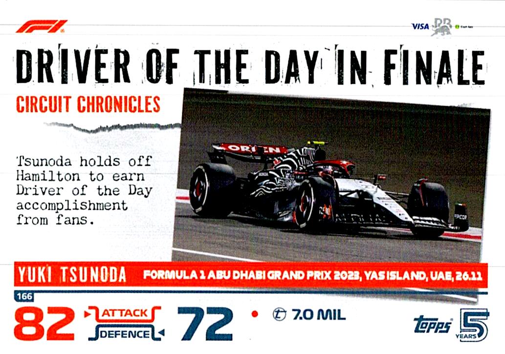 TOPPS TURBO ATTAX 2024 Nº166