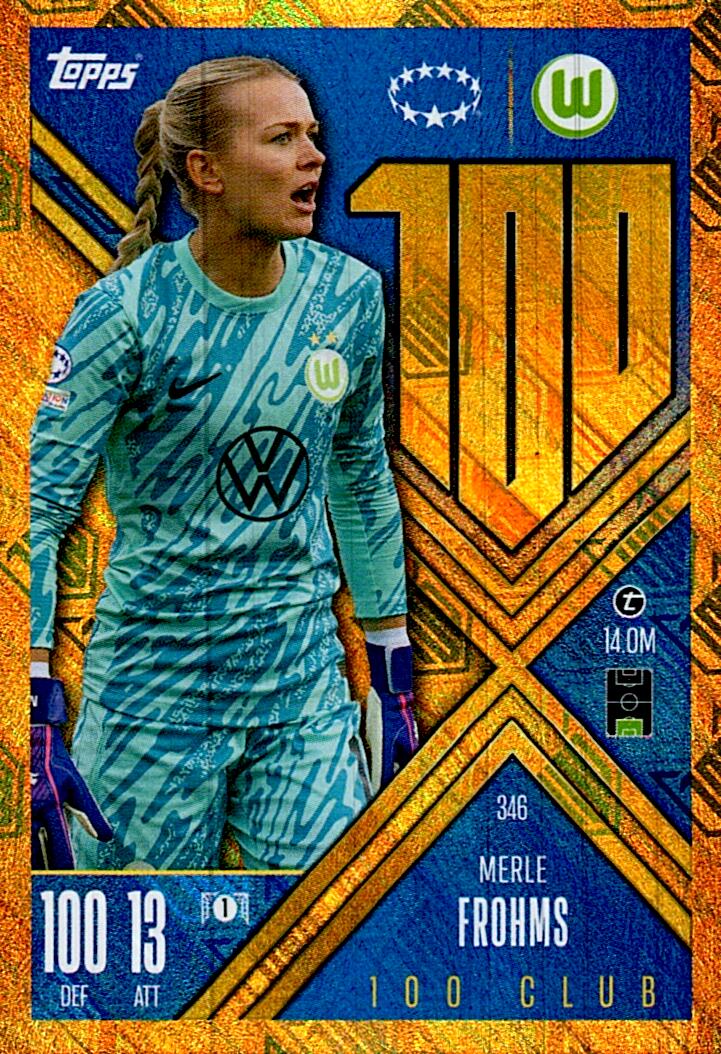 Match Attax Extra 2025 Merle Frohms 100 Club nº346