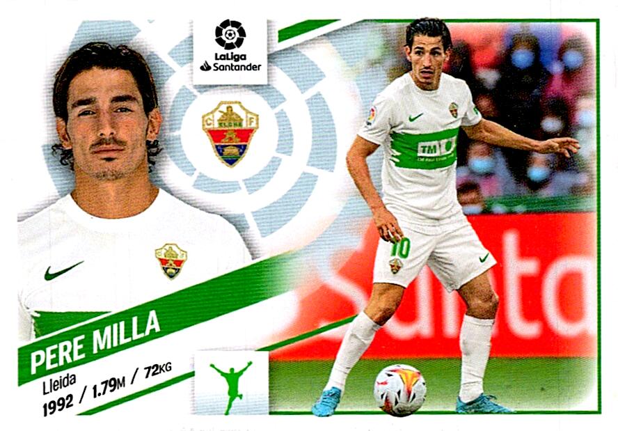 Cromo Liga Este 2022/2023 PERE MILLA ELCHE CF Nº18B