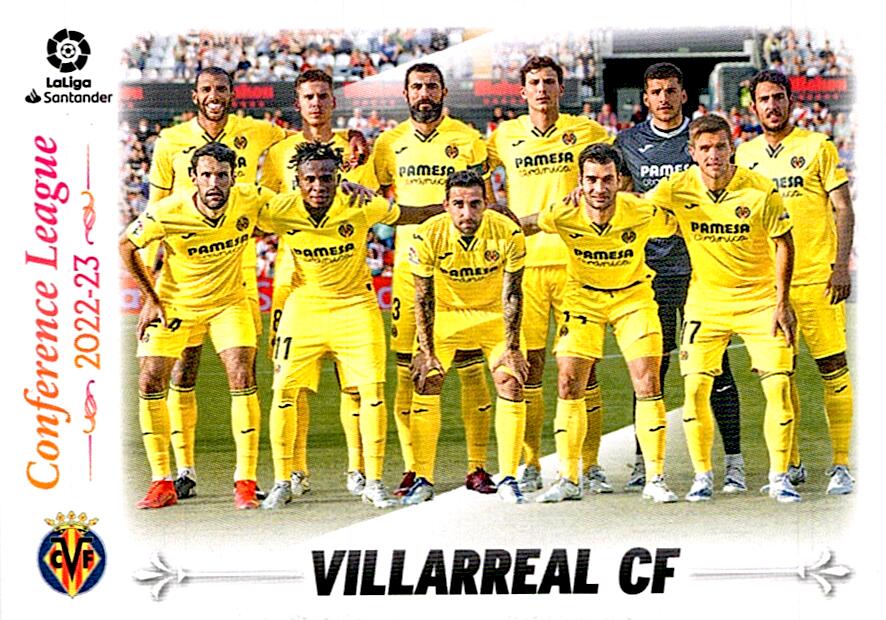 Cromo Liga Este 2022/2023 VILLARREAL CF CUADRO DE HONOR Nº7