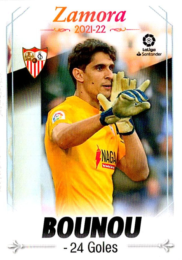 Cromo Liga Este 2022/2023 BOUNOU CUADRO DE HONOR Nº9