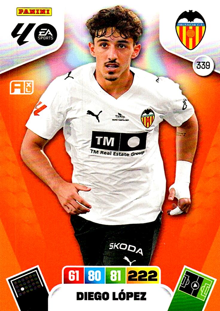 ADRENALYN LA LIGA 2025/2026 DIEGO LOPEZ VALENCIA CF Nº339