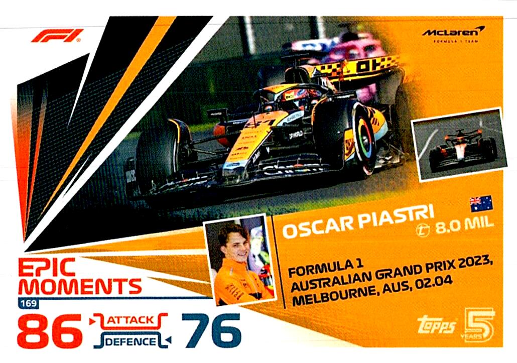 TOPPS TURBO ATTAX 2024 Nº169