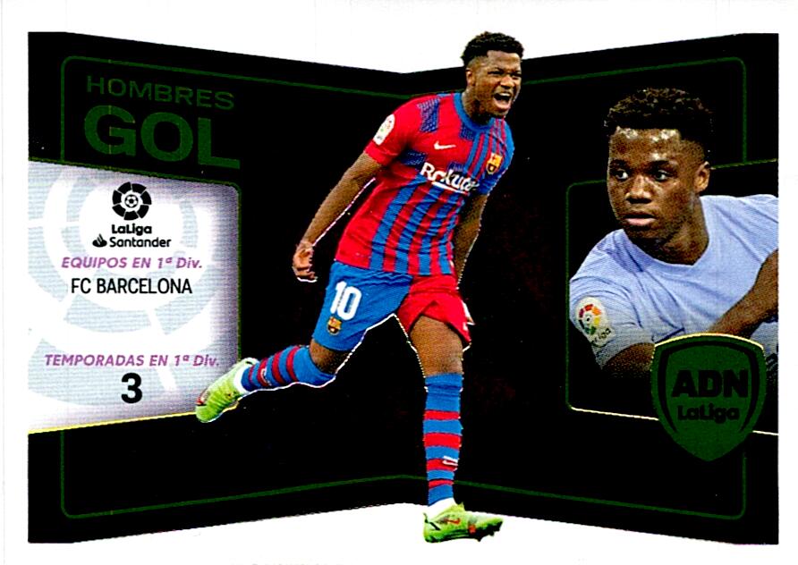 Cromo Liga Este 2022/2023 ANSU FATI HOMBRES GOL Nº1