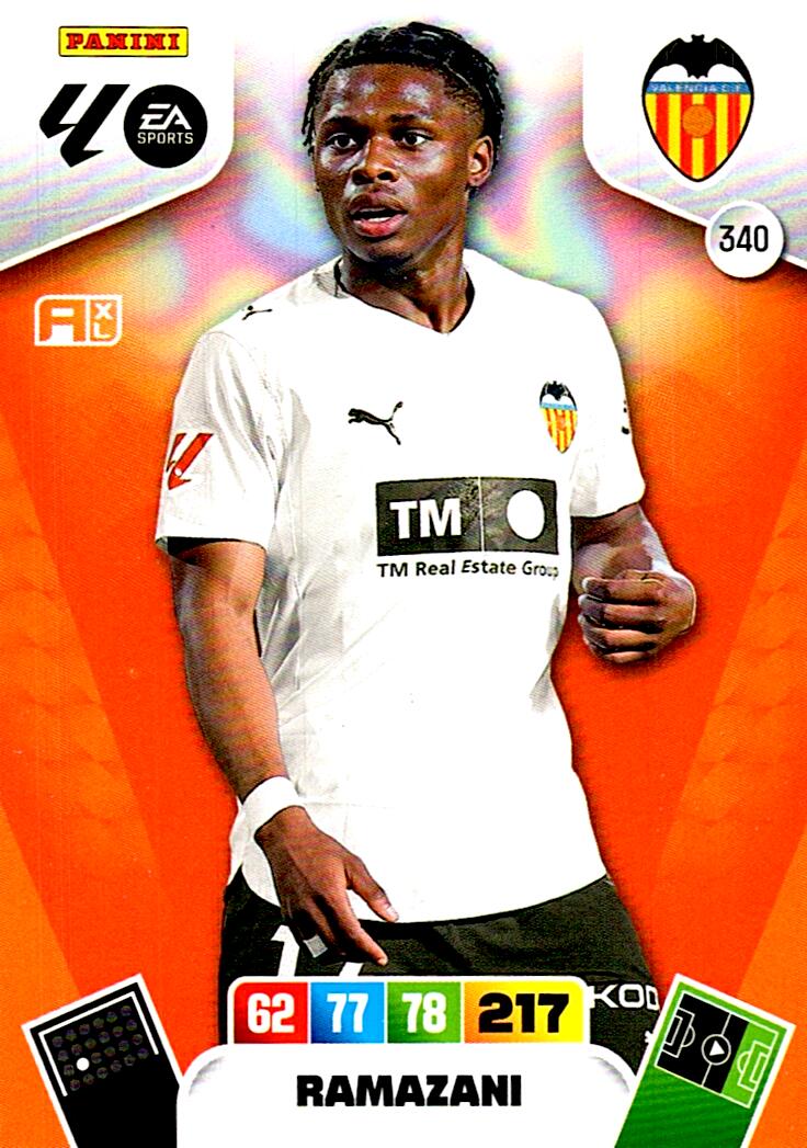 ADRENALYN LA LIGA 2025/2026 RAMAZANI VALENCIA CF Nº340