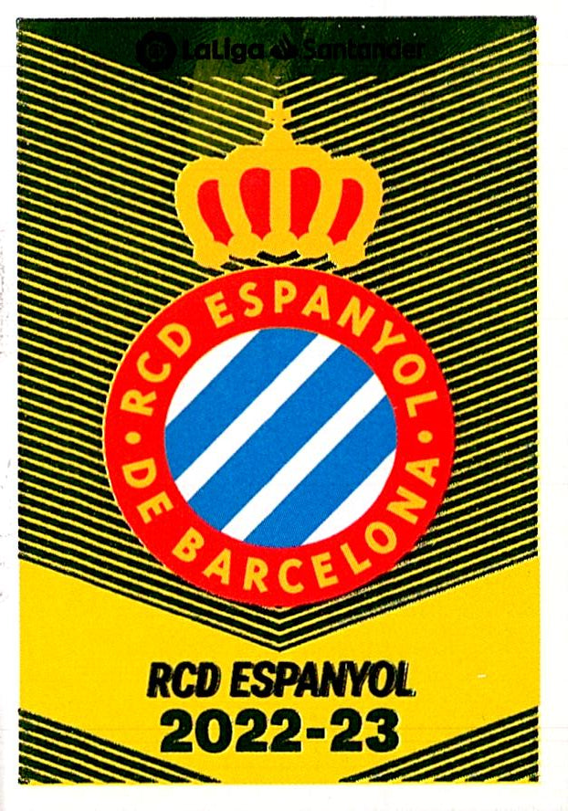 Cromo Liga Este 2022/2023 ESCUDO RCD ESPANYOL Nº1