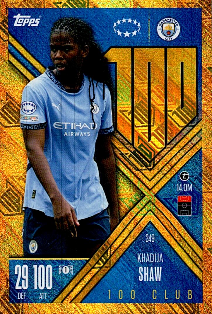 Match Attax Extra 2025 Khadija Shaw 100 Club nº349