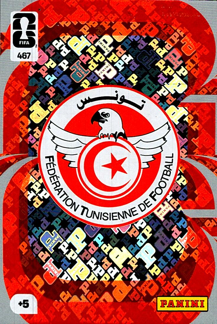 ADRENALYN WORLD CUP 2026 ESCUDO TUNISIA Nº467