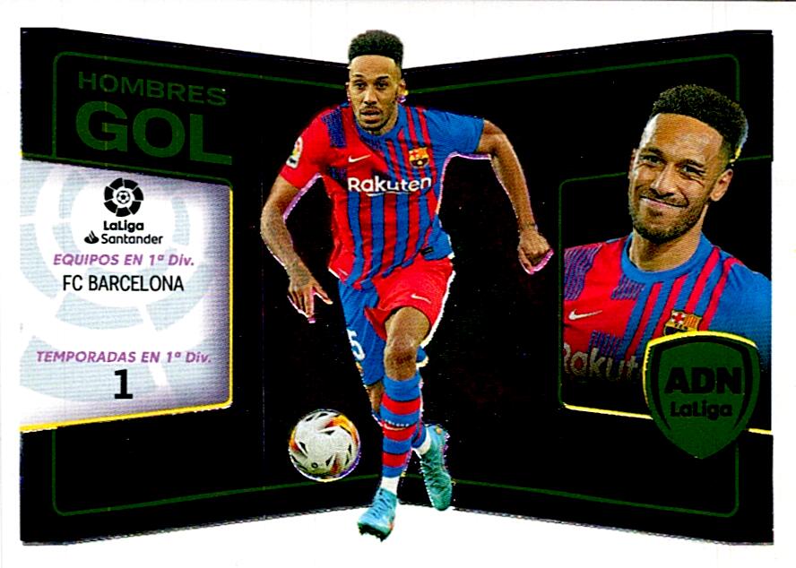 Cromo Liga Este 2022/2023 AUBAMEYANG HOMBRES GOL Nº2