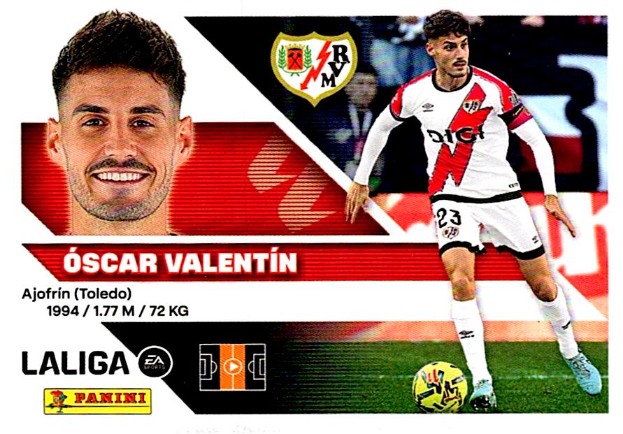 LIGA ESTE 2026/2027  RAYO VALLECANO ÓSCAR VALENTÍN Nº13