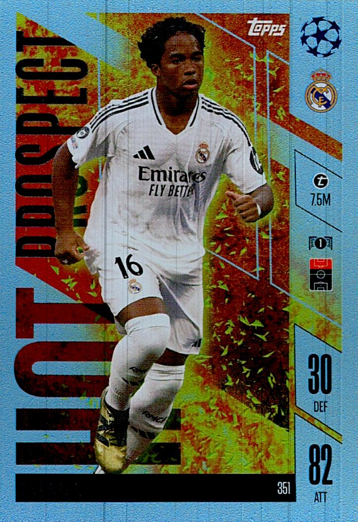 Match Attax Extra 2025 Endrick Hot Prospect nº351