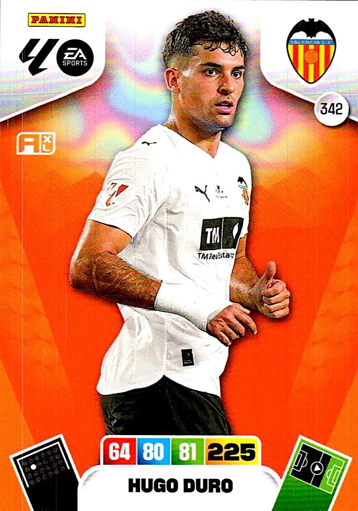 ADRENALYN LA LIGA 2025/2026 HUGO DURO VALENCIA CF Nº342