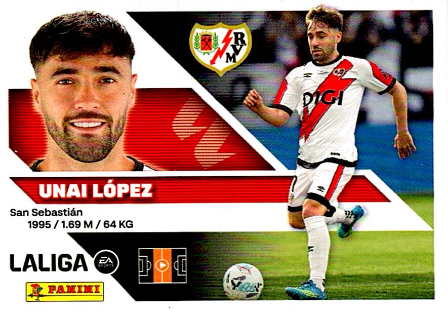 LIGA ESTE 2026/2027  RAYO VALLECANO UNAI LÓPEZ Nº14