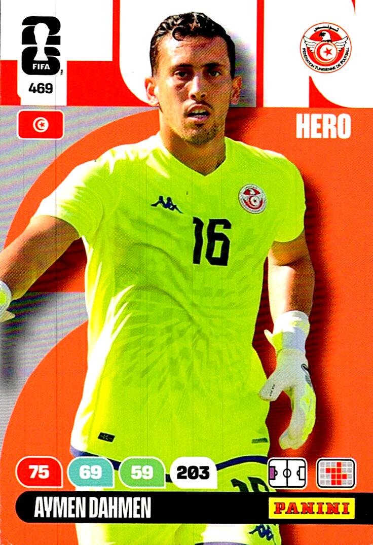 ADRENALYN WORLD CUP 2026 AYMEN DAHMEN TUNISIA Nº469