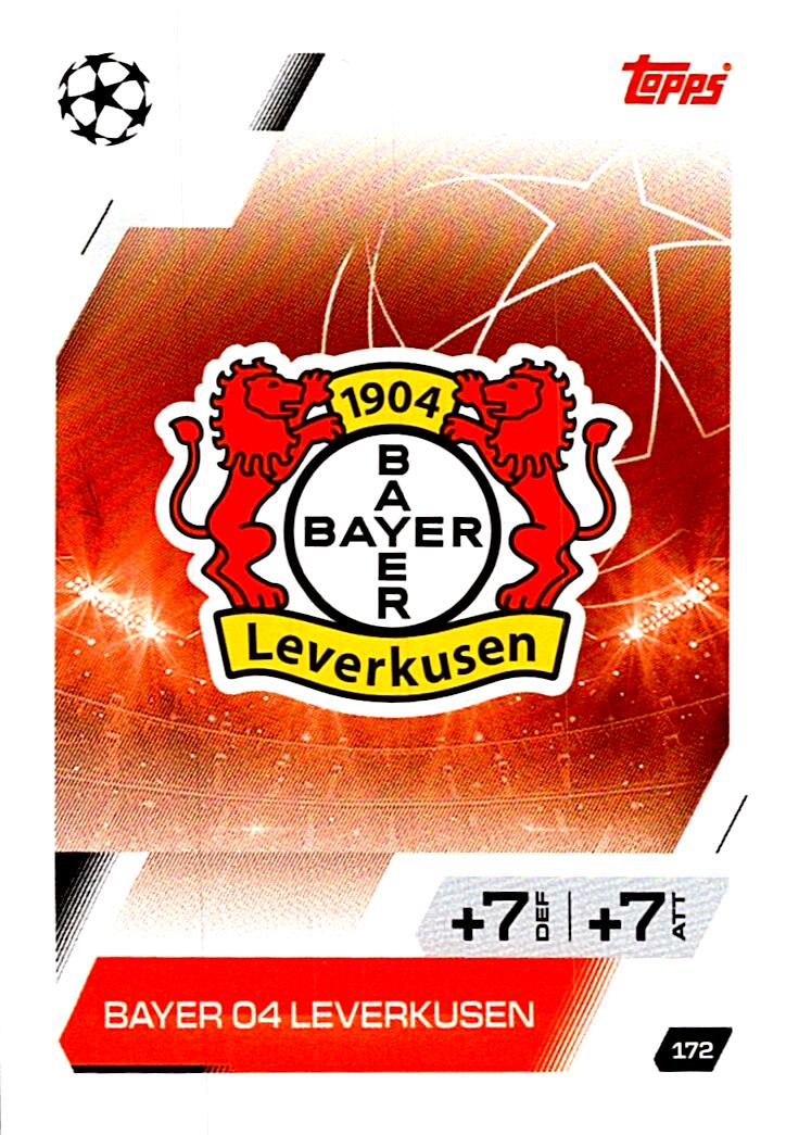 MATCH ATTAX CHAMPIONS LEAGUE 2025/2026 ESCUDO BAYER 04 LEVERKUSEN Nº172