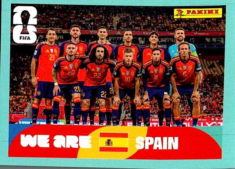 STICKERS FIFA WORLD CUP 2026 ALINEACION NºESP 13