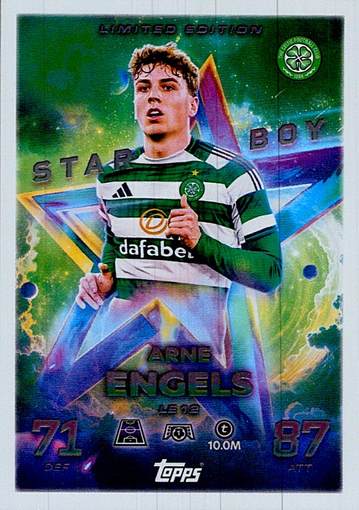 MATCH ATTAX CHAMPIONS LEAGUE 2025/2026 ENGELS LIMITED EDITION NºLE12