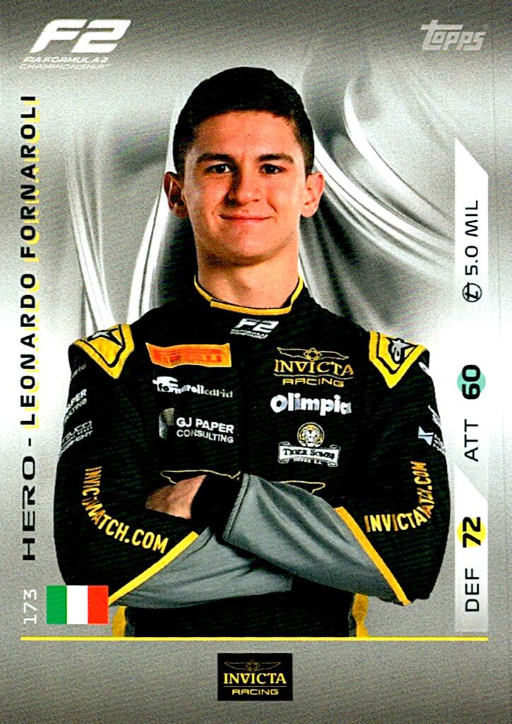 Turbo Attax 2025 LEONARDO FORNAROLI nº173
