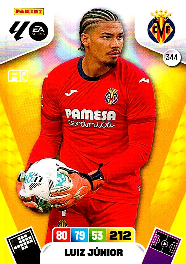 ADRENALYN LA LIGA 2025/2026 LUIZ JUNIOR VILLARREAL CF Nº344