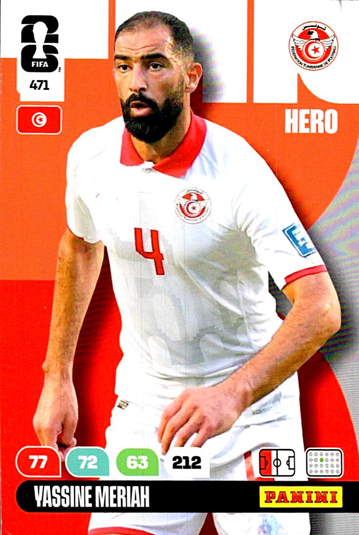 ADRENALYN WORLD CUP 2026 YASSINE MERIAH TUNISIA Nº471