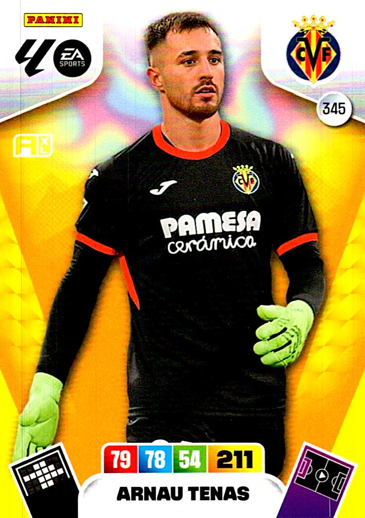 ADRENALYN LA LIGA 2025/2026 ARNAU TENAS VILLARREAL CF Nº345