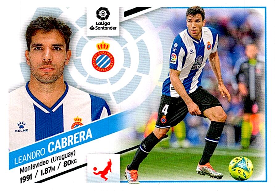 Cromo Liga Este 2022/2023 CABRERA RCD ESPANYOL Nº7