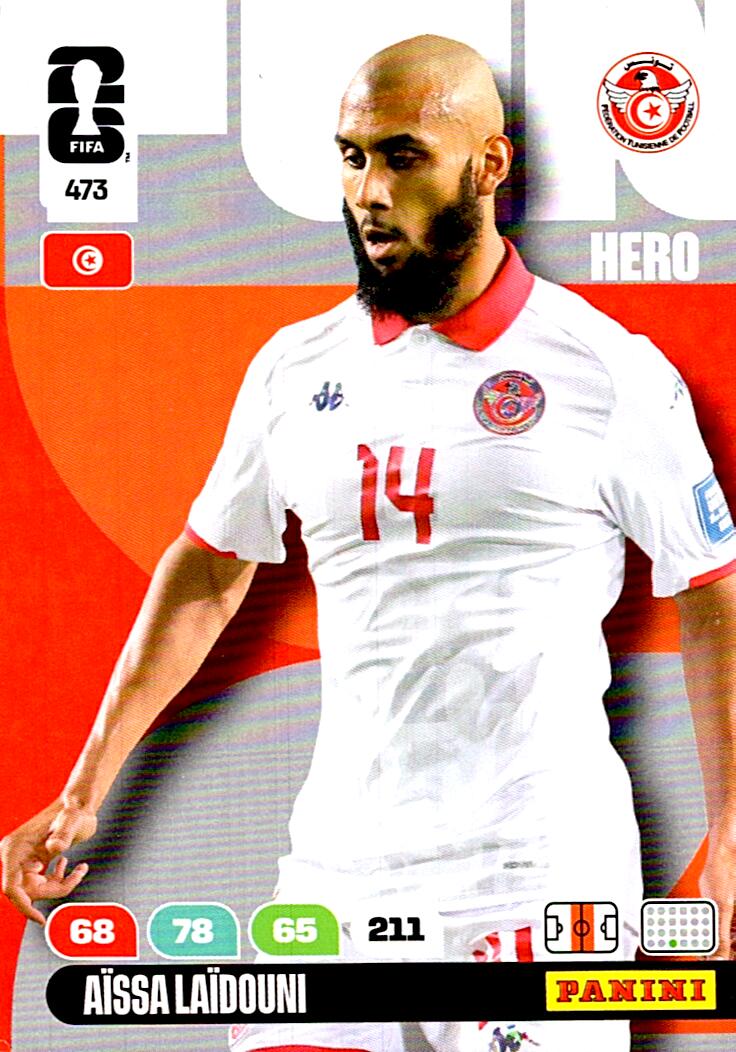 ADRENALYN WORLD CUP 2026 AÏSSA LAÏDOUNI TUNISIA Nº473