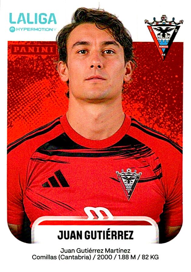 LALIGA HYPERMOTION 2025-26 JUAN GUTIERREZ MIRANDES Nº312
