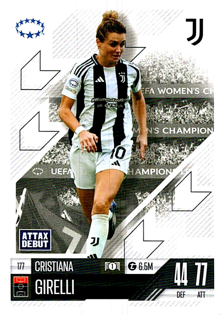 Match Attax Extra 2025 Cristiana Girelli nº177