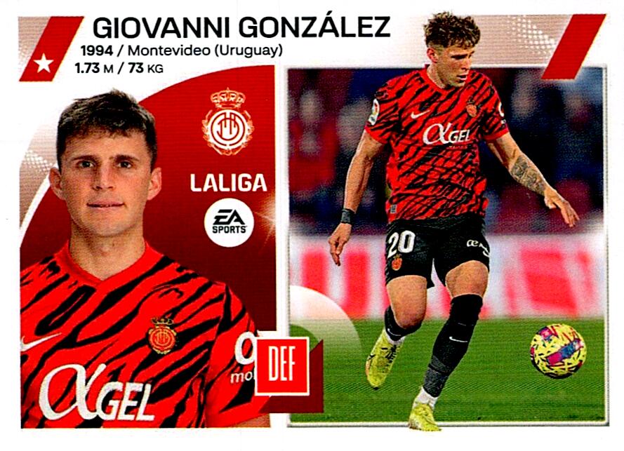 LIGA ESTE 2023/24 GIOVANNI GONZALEZ RCD MALLORCA 5B