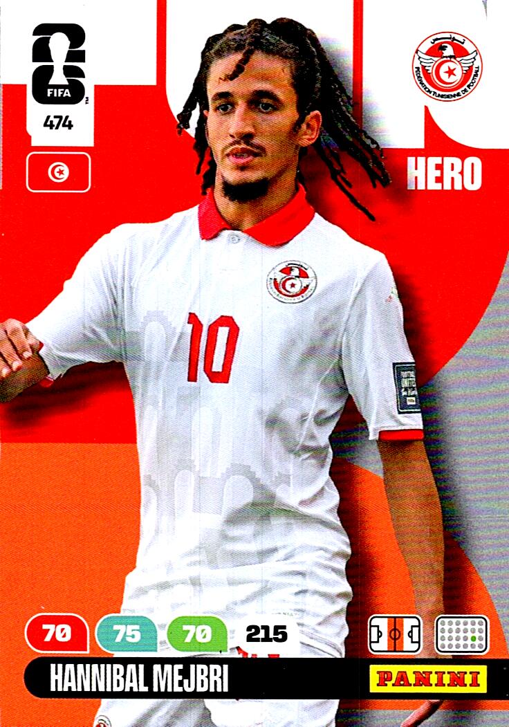 ADRENALYN WORLD CUP 2026 HANNIBAL MEJBRI TUNISIA Nº474