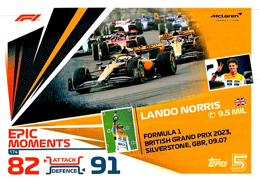 TOPPS TURBO ATTAX 2024 Nº178