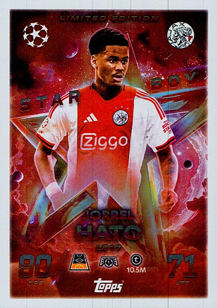 MATCH ATTAX CHAMPIONS LEAGUE 2025/2026 JORREL HATO LIMITED EDITION NºLE17