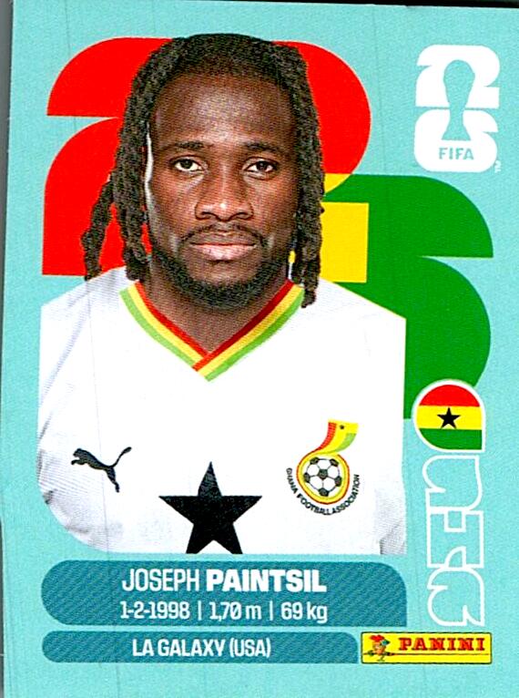 STICKERS FIFA WORLD CUP 2026 JOSEPH PAINTSIL NºGHA 18