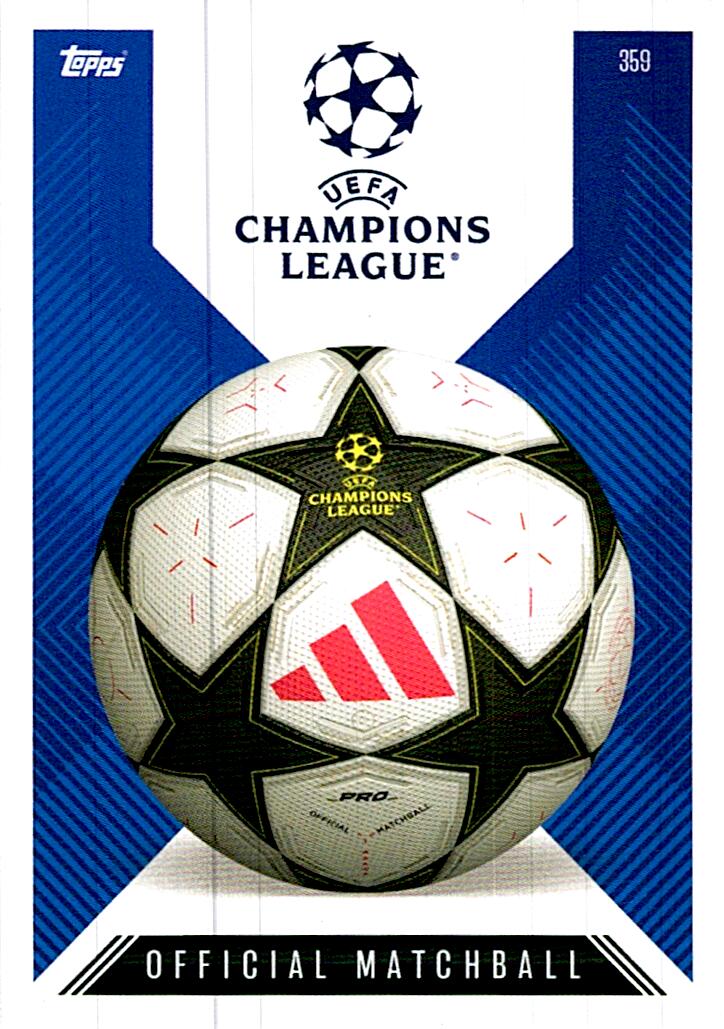 Match Attax Extra 2025 Official matchball nº359