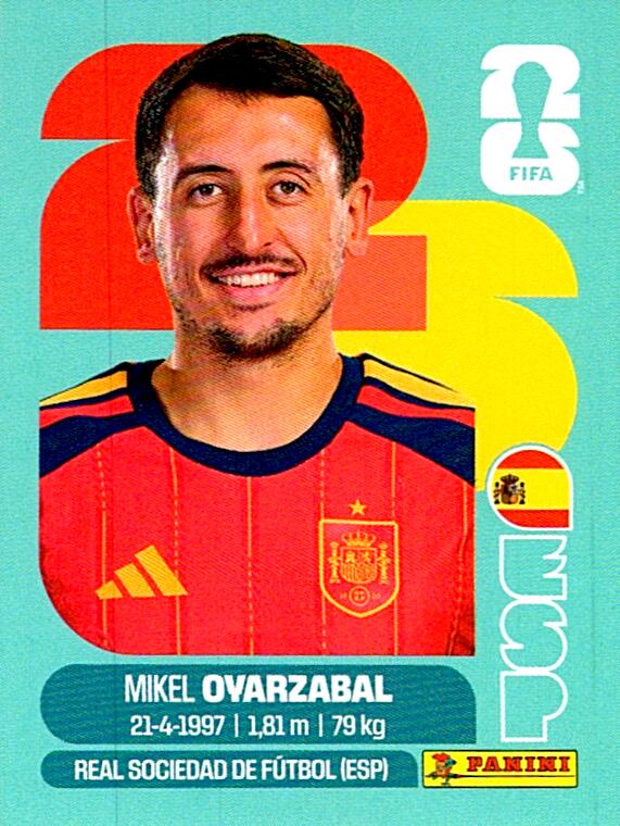STICKERS FIFA WORLD CUP 2026 MIKEL OYARZABAL NºESP 20