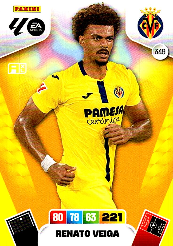 ADRENALYN LA LIGA 2025/2026 RENATO VEIGA VILLARREAL CF Nº349