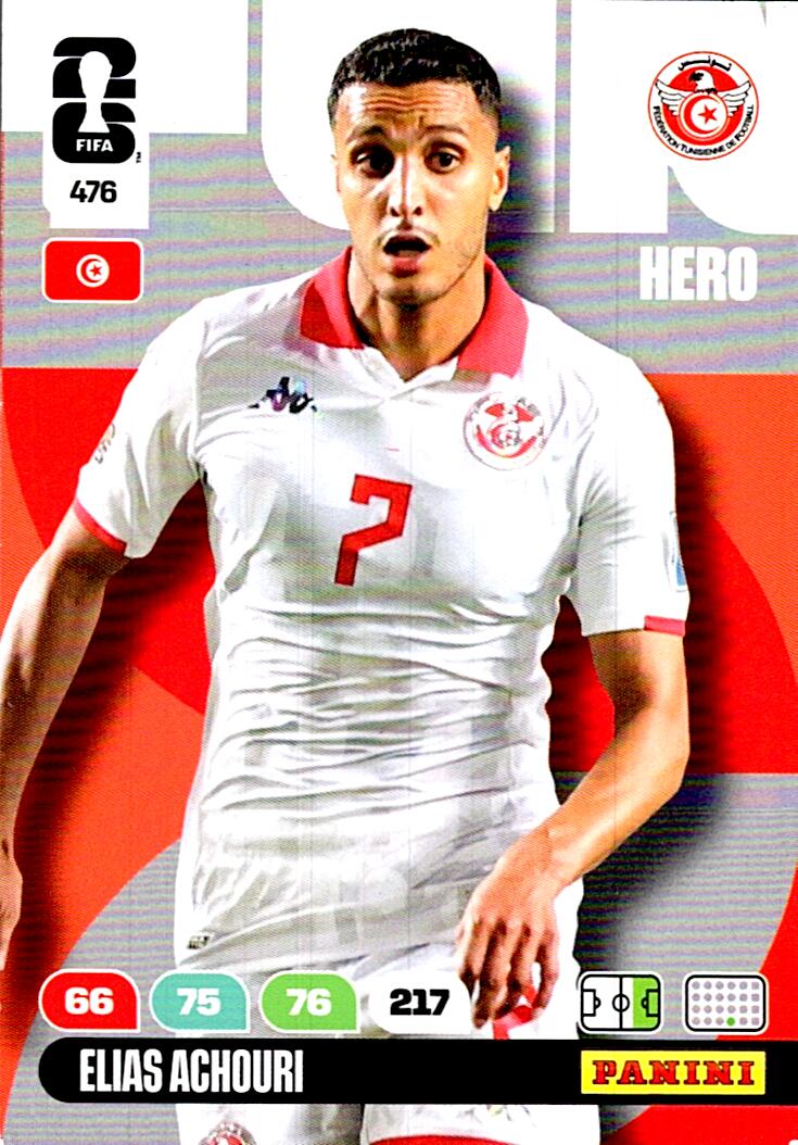 ADRENALYN WORLD CUP 2026 ELIAS ACHOURI TUNISIA Nº476