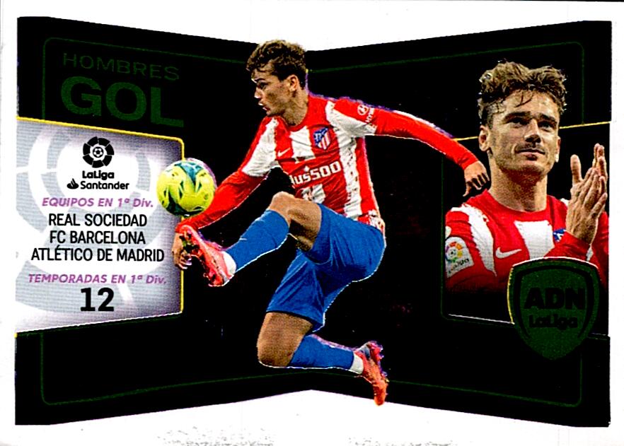 Cromo Liga Este 2022/2023 GRIEZMANN HOMBRES GOL Nº12