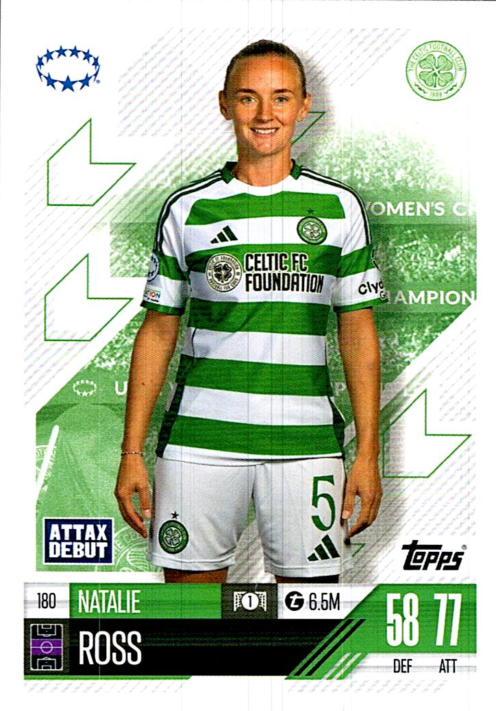Match Attax Extra 2025 Natalie Ross nº180