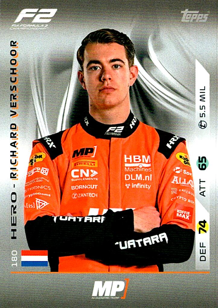 Turbo Attax 2025 RICHARD VERSCHOR nº180