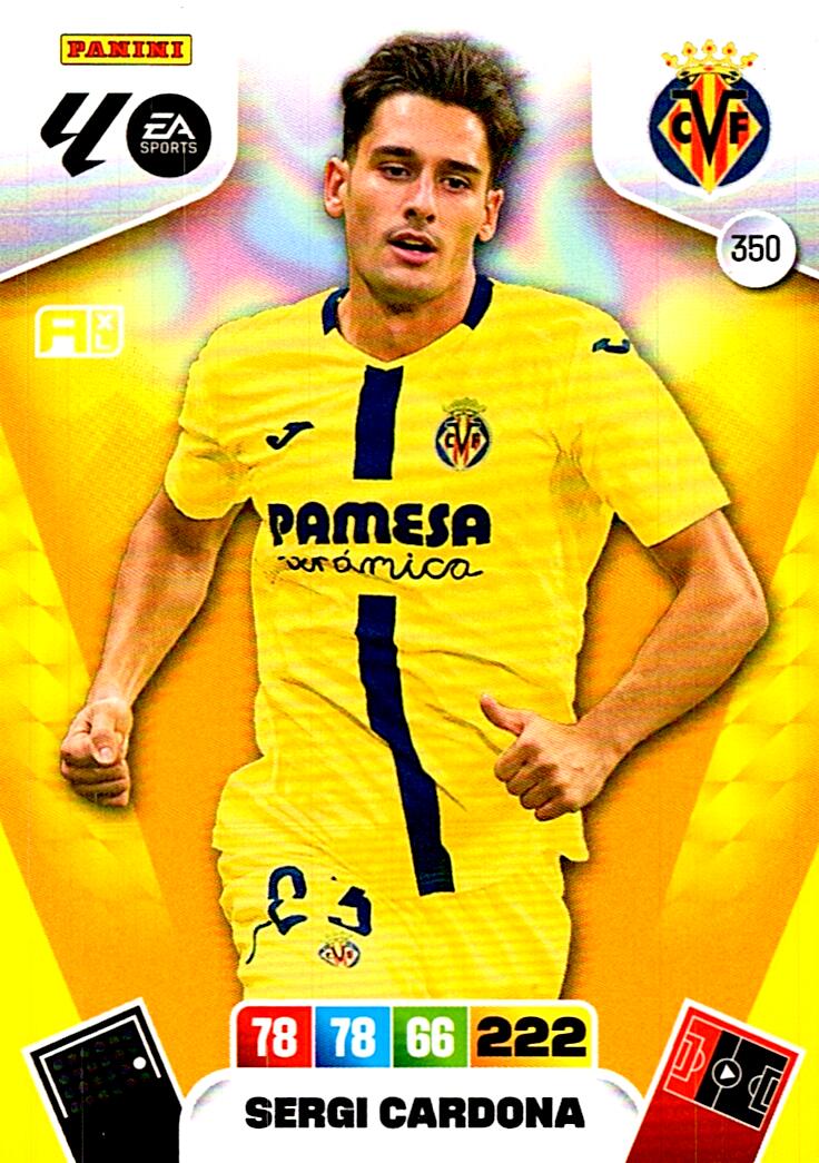 ADRENALYN LA LIGA 2025/2026 SERGI CARDONA VILLARREAL CF Nº350