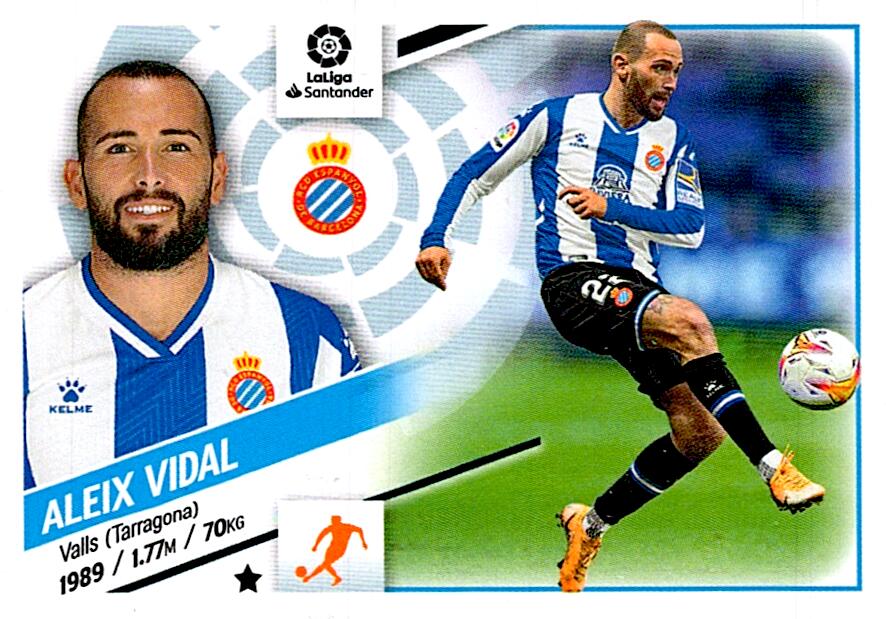 Cromo Liga Este 2022/2023 ALEIX VIDAL RCD ESPANYOL Nº11