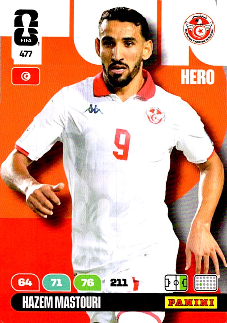ADRENALYN WORLD CUP 2026 HAZEM MASTOURI TUNISIA Nº477