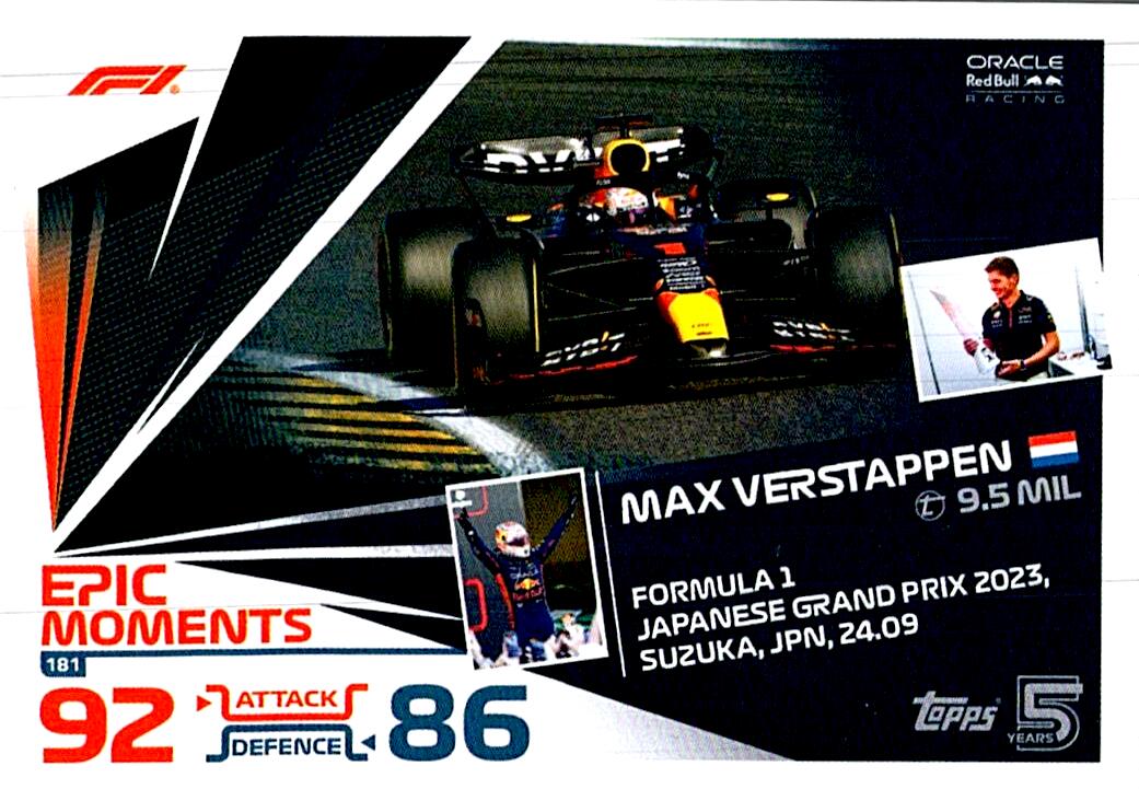 TOPPS TURBO ATTAX 2024 Nº181