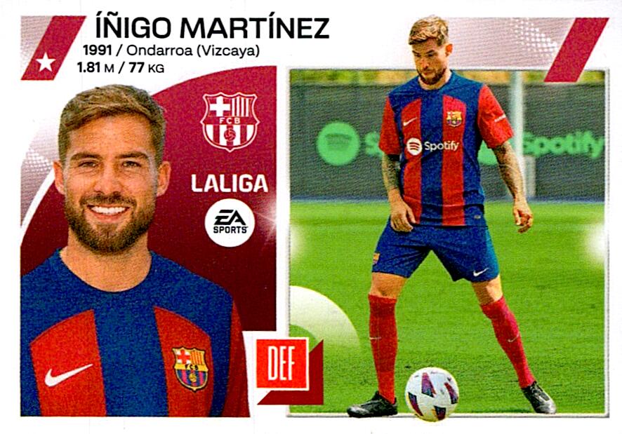 LIGA ESTE 2023/2024 IÑIGO MARTINEZ ULTIMO FICHAJE Nº4 SEGUNDA EDICION